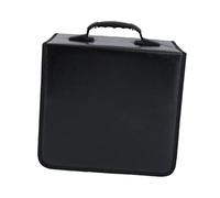 CONGARTENO Borsa Dvd da Dischi Organizer Portatile con Maniglia Custodia Nera per Viaggi Casa e Ufficio