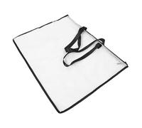 CONGARTENO Borsa Portfolio Trasparente per Opere d Arte con Manico e Cerniera Organizer Resistente per Poster Disegni e Materiali Artistici Custodia Portatile per Studenti e Artisti