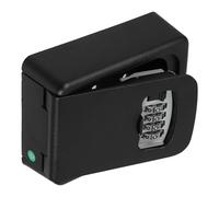 CONGARTENO Cassetta di Sicurezza per Chiavi a Muro in Metallo Nero Armadietto Esterno Combinazione Resistente e per Casa Ufficio e Gestione Immobiliare Custodia Porta Chiavi da Esterno