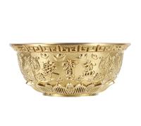 CONGARTENO Ciotola Decorativa in Ottone Forma Corno Dellabbondanza per e Tempio Regalo Festival con Accessori e Design Casual