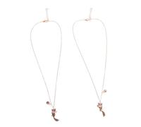 CONGARTENO Collana Con Ciondolo A Di Per Cartoni Animati Con Volpe Per Amici A Di Puzzle Per Per Piccoli E Amici Con Magnetici Per Maglioni Animali