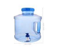 CONGARTENO Contenitore Acqua da Campeggio in Sicuro con Rubinetto Integrato Serbatoio Portatile per Escursionismo Sport e Emergenze Ampio capacità Blu