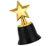 CONGARTENO Coppa Stella in Plastica Oro per Squadre Sportive ed Eventi, Design Raffinato e Facile da Trasportare, Premio Versatile per Gare e Competizioni