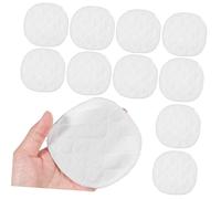 CONGARTENO Coppette Assorbilatte Riutilizzabili in Cotone a 3 Strati, Cuscinetti per Reggiseno per L'allattamento Alta Assorbenza e Forma Sagomata, per Mamme che Allattano Confezione da 12