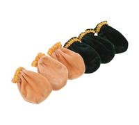 CONGARTENO Copri Pedali per Pianoforte in Velluto Spesso Set da 6 Pezzi Guaine Protettive per Pedali Tripli Verticali e Digitali Poggiapiedi Imbottiti Antiscivolo per Musica e Pratica