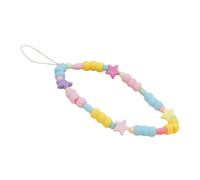 CONGARTENO Cordino per Cellulare Bohemien Vivace in Resina con Perline Creative Decorazione Versatile e Leggera Bracciale e Porta Accessori per Smartphone d Identità e Resistente e Sicuro