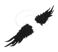 CONGARTENO Corona Angelica con e Fascia Rinascimentale Donna per Costume Halloween e Prom Copricapo Leggero e Artigianale Accessorio Versatile per Feste e Abiti Eleganti