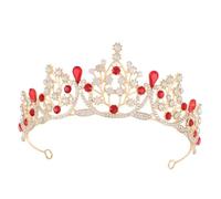CONGARTENO Crown Della Regina Principessa Accessori Per Matrimoni Fascia Di Cristallo Principessa Piccola Tiara Da Donna Accessori Per Sposa Matrimonio Tiara Finta Strass