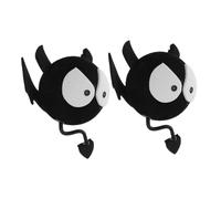 CONGARTENO Decorazione Antenna Auto 2 Pezzi a Forma di Diavolo Cartone Animato, Accessori Esterni Veicolo Creativi, Installazione Facile per Personalizzare Tetto Auto Halloween