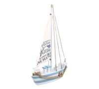 CONGARTENO Decorazione della Barca a LED Barca a Vela Navi Decorazione Marina Blu