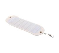 CONGARTENO Esca da Traina Lampeggiante 8 Pollici in ABS Resistente Superfici Riflettenti ad Alta Intensità per Pesca a Traina in Acque Profonde, Connettori Integrati per Montaggio Rapido,