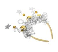 CONGARTENO Fascia Capelli Festa Capodanno con Palline Disco Dorate Accessori Elastici Regolabili per Tutte le Età Decorazioni e Gadget per Foto e Party Favor