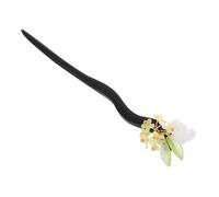 CONGARTENO Fermaglio Per Legno Retro Con Fiori Bacchetta Cinese Per Chignon e Acconciature Eleganti Accessorio Versatile Per Occasione Formale e Informale Facile Da Usare e Comodo Design