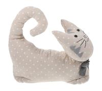 CONGARTENO Fermaporta Forma di Gatto Imbottito in Tessuto Resistente Fermaporta Decorativo per Interni Casa e Ufficio Blocca Porte Proteggendo Le Pareti e Mantenendo la Porta Aperta