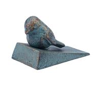 CONGARTENO Fermaporta in Ghisa Pesante Antiscivolo Cuneo Sicuro e Resistente per e Bagno Protezione Contro Chiusure Improvvise Design Vintage con