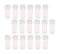 CONGARTENO Fiale Di Plastica Trasparenti Da 5 Ml, Bottiglie Ricaricabili Con Coperchio Ermetico, Set Da 50 Pezzi Per Campioni, Conservazione Di Pillole, Polveri e Reagenti, Adatte Per Viaggi e Lavoro