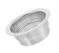 CONGARTENO Flangia Dritta Per Sostituzione Collare Condotto Scarico Barbecue Hot Pot Montaggio Flangia e Collare Dritto Fumi