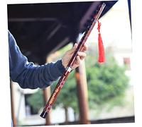 CONGARTENO Flute in Bamboo per Principianti Suono e Design Inciso con Poemi Strumento Dizi Do Resistente Crepe Adatto Studio