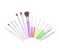 CONGARTENO Fondant Tools per Decorazione Torte con Pennelli Varie Forme Kit Professionale per Cake Painting e Modellaggio Pasta Adatto Pasticceri e Principianti