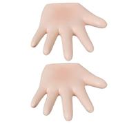 CONGARTENO Ganci da Parete a Forma di Mano in Resina 2 Pezzi Mensola Sospesa Artistica Boho per Bagno e Soggiorno Decorazione Murale Scultorea Mani Tese Montaggio Sicuro e Facile