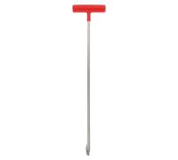 CONGARTENO Gancio per Sollevatore di Tombini in Metallo Inossidabile a Forma di T da 47cm, Strumento Portatile per Rimozione Coperchi di Scarico, per Manutenzione Cittadina