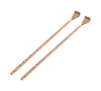 CONGARTENO Grattaschiena in Legno, Set 2 Pezzi, Strumenti Portatili per Massaggio e Sollievo dal Prurito sulla Schiena, Design Liscio e Resistente per Adulti