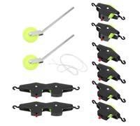 CONGARTENO Kit Per Esperimenti Di Fisica Con Stelo Dimostrativo Mechanical Advantage Kit Per Funi E Pulegge Ruota A Doppia Puleggia Attrezzatura Per Fisica In Aula Blocco Di Puleggia Tandem