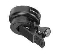CONGARTENO Lente Grandangolare per Cellulare 0.45x in Lega di Alluminio e Vetro Ottico Clip per Smartphone, Minimizza Riflessi e Abbagliamenti, per Foto di Gruppo e Paesaggi Urbani