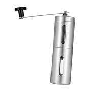CONGARTENO Macinacaffè Manuale in Acciaio Portatile Macina Chicchi per Espresso Compatto e Leggero Facile da Usare per Caffè Fresco Fatto in Casa