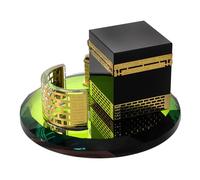CONGARTENO Miniatura in Rotondo Decorazione Islamica e Souvenir Saudi Arabia con Unici