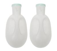 CONGARTENO Orinatoio Portatile da Viaggio Uomo 2000ml in Plastico con Coperchio a Tenuta Stagna Design Ergonomico 2 Pezzi per Attività Outdoor e Viaggi in Auto