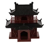 CONGARTENO Ornamento Padiglione Mini in Plastica Resistente per Acquari e Micro Paesaggi Decorazione Compatta per Bonsai Giardini e Desktop Design Classico e Versatile Facile da Posizionare