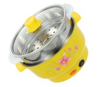 CONGARTENO Pentola a Vapore Multifunzionale in Acciaio Resistenti 20 Cm, Caldaia Di Cottura a Doppio Strato Con Vaporiera, Pentola Elettrica Per Cucina Domestica e Ufficio