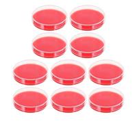 CONGARTENO Piastre di agar sangue 7cm, 10 pezzi, stampaggio di precisione, per microbiologia e test di emolisi industriale