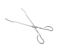 CONGARTENO Pinze per Legna da Ardere in Acciaio Inox 52 CM Impugnatura Lunga Utensili per Braciere da Esterno e Interno Pinze a Forbice per Campeggio e Barbecue