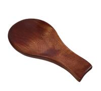 CONGARTENO Porta Cucchiaio in Legno Pieno Stile Giapponese Supporto per Cucchiaio da Cucina e Appoggio Mestoli Design Antico Elegante per Tavolo da Pranzo e Decorazione Cucina Facile da