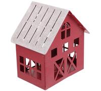 CONGARTENO Portacandele in Metallo per Villaggio di Natale Portacandele da Tavolo per Casa di Natale da Tavolo Decorazione Natalizia