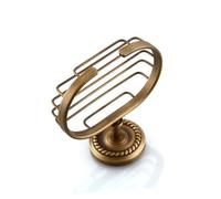 CONGARTENO Portasapone Da Muro Ottone Antico Design Vintage Con Rete Per Drenaggio Supporto Per Sapone Ottone Massiccio Per Bagno e Cucina Facile Installazione e Resistente Alla Corrosione