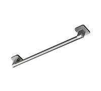CONGARTENO Portasciugamani Adesivo da Parete Portasciugamani Bagno Foratura Metallo Resistente Supporto Multipurpose per Cucina e Bagno Facile Installazione Colore Grigio