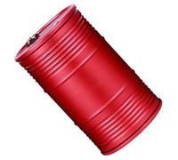 CONGARTENO Posacenere Auto Portatile Rosso Antivento con Chiusura Compatto e Facile da Pulire per Casa e Viaggi Design Stabile per Esterni e Interni