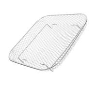 CONGARTENO Rack Quadrato in Acciaio per Friggitrice ad Aria Graticola Resistente e Ventilata per Bbq e Forno Supporto Impilabile per Cottura Veloce e Drenaggio Olio Facile da Pulire