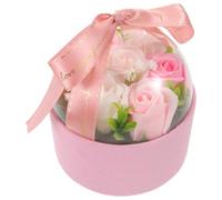 CONGARTENO Rose di Sapone Artificiale Profumate in Scatola Regalo Romantico per Natale e Festa della Mamma Sapone a Forma di Fiore Petali di Rosa Floreale Aroma Duraturo