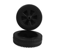 CONGARTENO Ruote Direzionali da 7 Pollici per Barbecue Ruote Ricambio in Resistenti per e Tosaerba Facili da Manovrare Compatibili con Attrezzature da Giardino