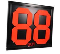 CONGARTENO Scheda Sostituzione Calcio Manuale Doppia Faccia Numeri Visibili per Arbitri Strumento Cambio Giocatori Resistente e Facile da Usare per Partite di Calcio