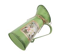 CONGARTENO Secchiello Vintage in per Fiori Contenitore Decorativo da Giardino Resistente e Antiruggine Vaso Retrò per Composizioni Floreali e Casa