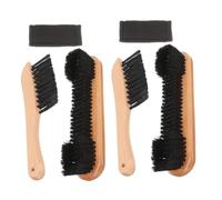 CONGARTENO Set 2 Panni e Spazzole per Pulizia Stecche e Tavolo da Biliardo Kit Accessori per Manutenzione Professionale Panno per Fusto e Spazzola per Ringhiera Strumenti per Biliardo e