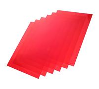 CONGARTENO Set 6 Filtri Luminosi in Pellicola Pvc Trasparente Colorata, Fogli Diffusori di Luce per Uso Didattico e Illuminazione Fotografica, Altamente Resistenti e Trasmissione Luminosa