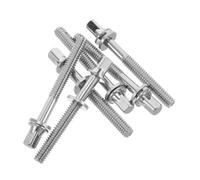 CONGARTENO Set 6 Pezzi Viti per Tamburo in Ferro Argento M5 X 45mm Dimensioni Precise per Sostituzione e Riparazione Hardware per Accordatura della Batteria