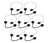 CONGARTENO Set 7 Pezzi Microfono Giocattolo per Cuffia Microfono Vintage Accessori per Costume e Cosplay per Feste e Travestimenti di Musica Palco