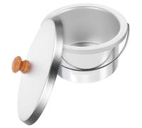 CONGARTENO Set Pentola Interna Antiaderente Per Scaldacera 600cc in Alluminio Resistente Alte Temperature Con Coperchio, Contenitore Per Fusione Cera Affidabile e Sicuro Per Depilazione Professionale